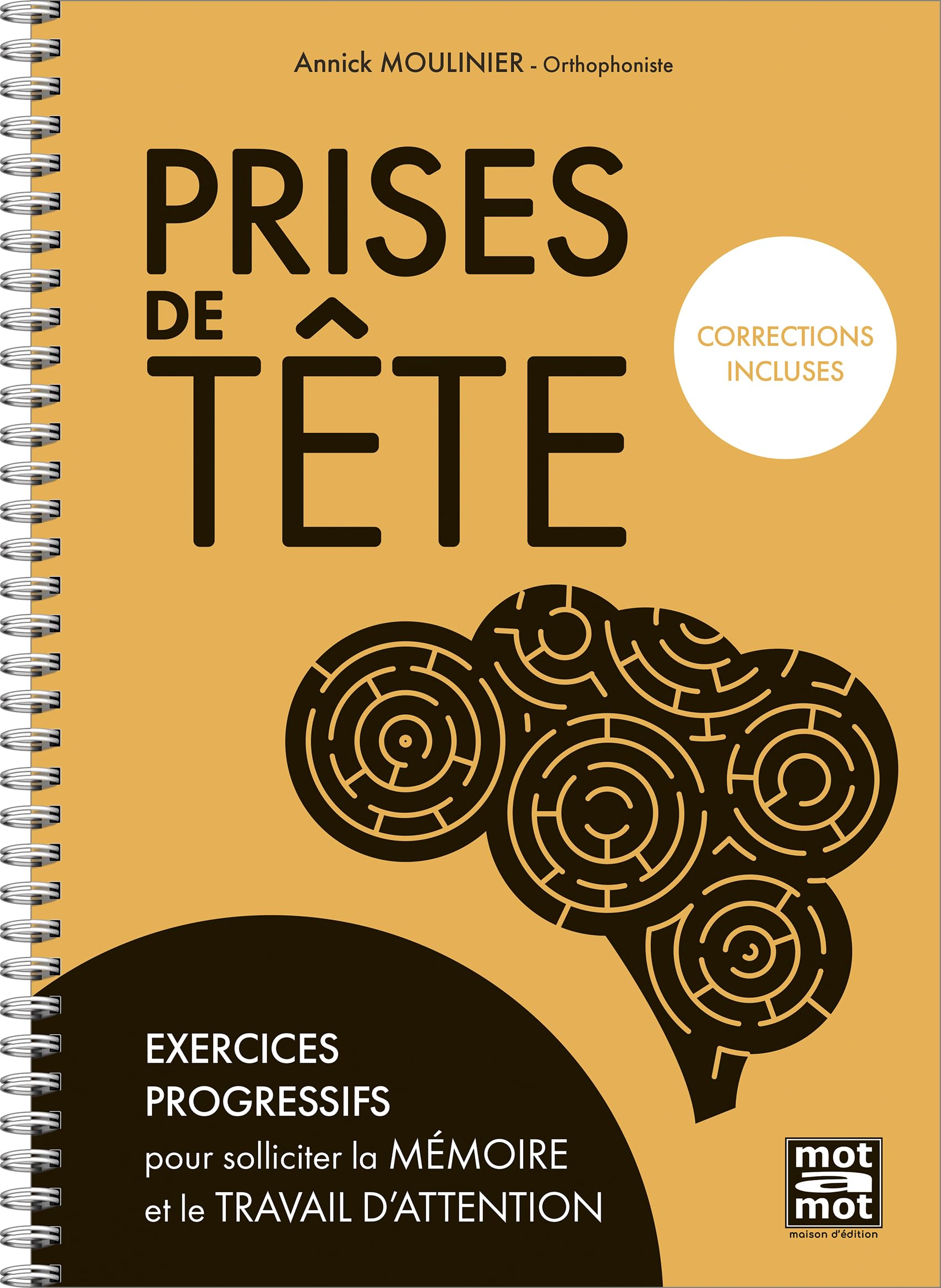 Prises de tête: Exercices progressifs pour solliciter la mémoire de travail et l'attention book