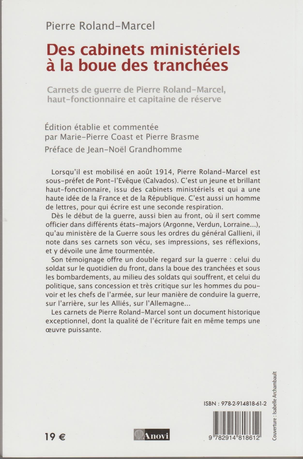 Des bureaux ministériels à la boue des tranchées: Carnets de guerre d'un haut fonctionnaire officier de réserve 1914-1918 book