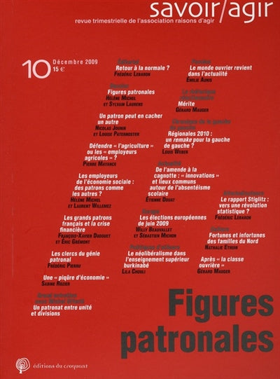 Product Image: Savoir, agir, n° 10
