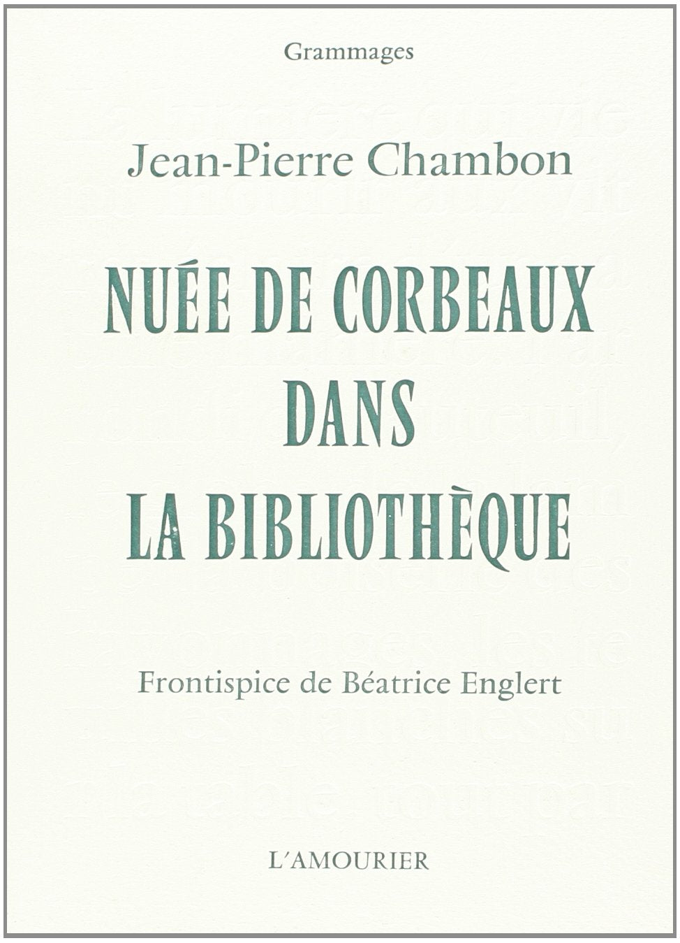 Nuée de corbeaux dans la bibliothèque book