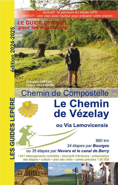 Le chemin de Vézelay ou via Lemovicencis : chemin de Compostelle Leisure, Home & Garden
