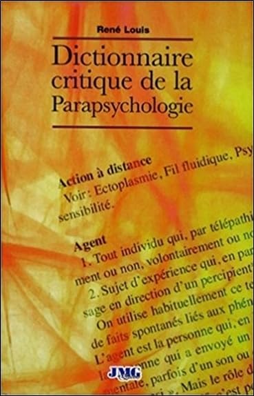 Dictionnaire critique de la Parapsychologie Religion & Esotericism