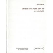 En tous lieux nulle part ici (anthologie) Poetry