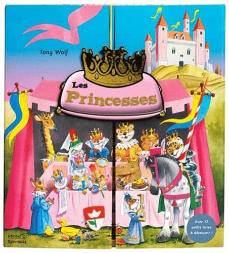 Les princesses: Livre coffret avec 12 petits livres. book