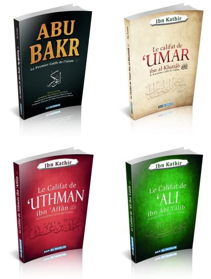 Pack 4 livres les Califes bien guidés de l'islam Abû Bakr, Omar, Ali et Uthmân que Dieu les agrée book