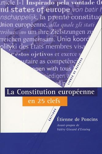La Constitution européenne en 25 clefs book