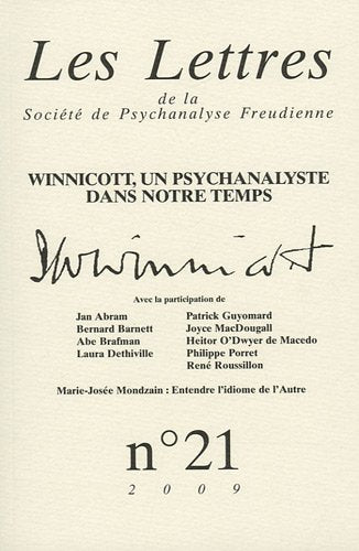Les Lettres de la SPF n°21: Winnicott, un psychanalyste dans notre temps book