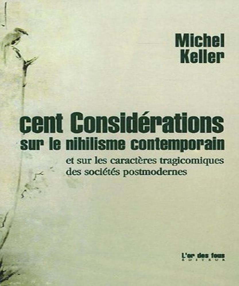 Cent considérations sur le nihilsme contemporain : Et sur les caractères tragicomiques des sociétés postmodernes Essays & Short Stories