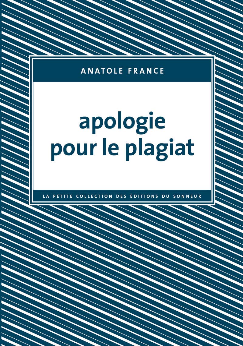 Apologie pour le plagiat book