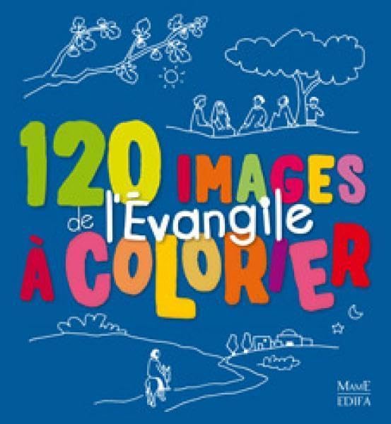 120 images de l'Evangile à colorier book
