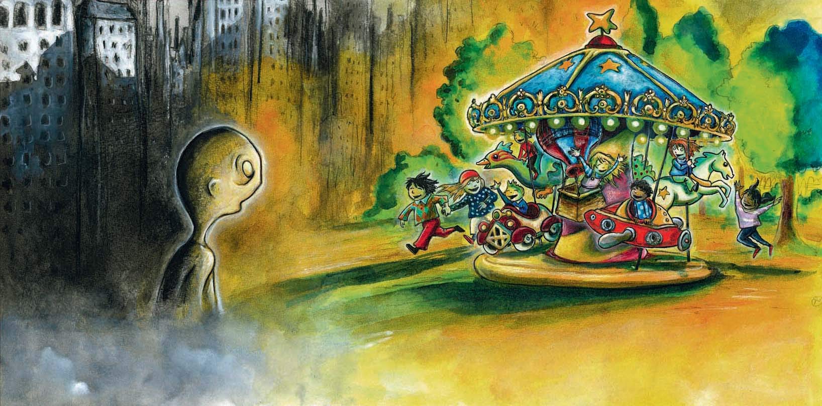 Le petit homme gris Children's books
