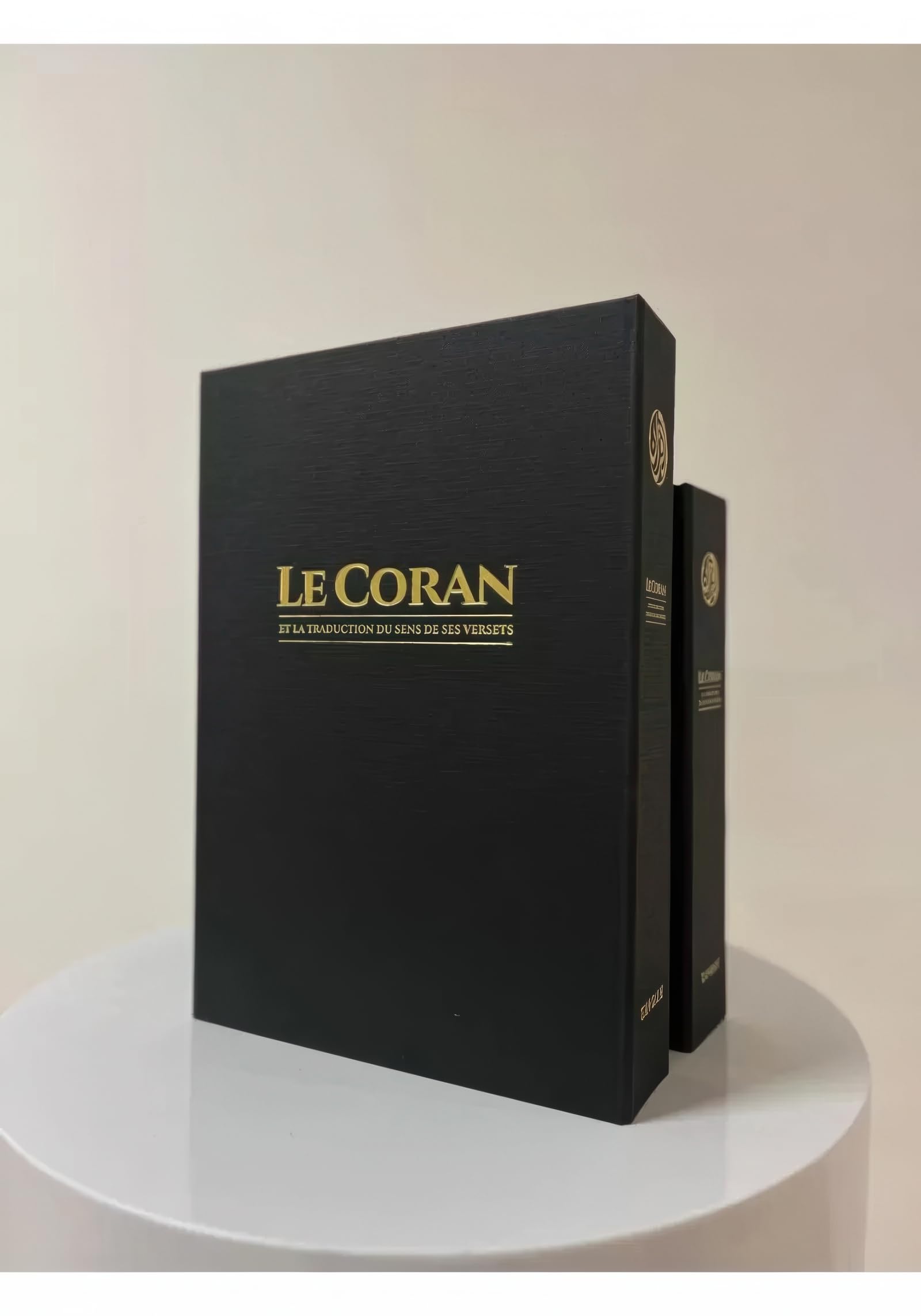 Le Coran et la traduction des sens en français - coffret grand format book
