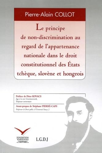LE PRINCIPE DE NON-DISCRIMINATION AU REGARD DE L'APPARTENANCE NATIONALE DANS LE book