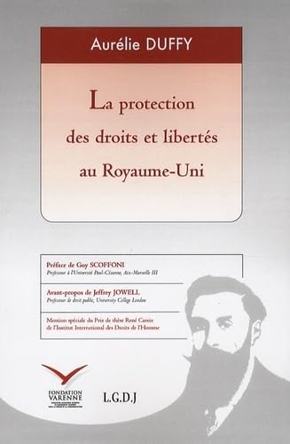 LA PROTECTION DES DROITS ET LIBERTÉS AU ROYAUME-UNI book