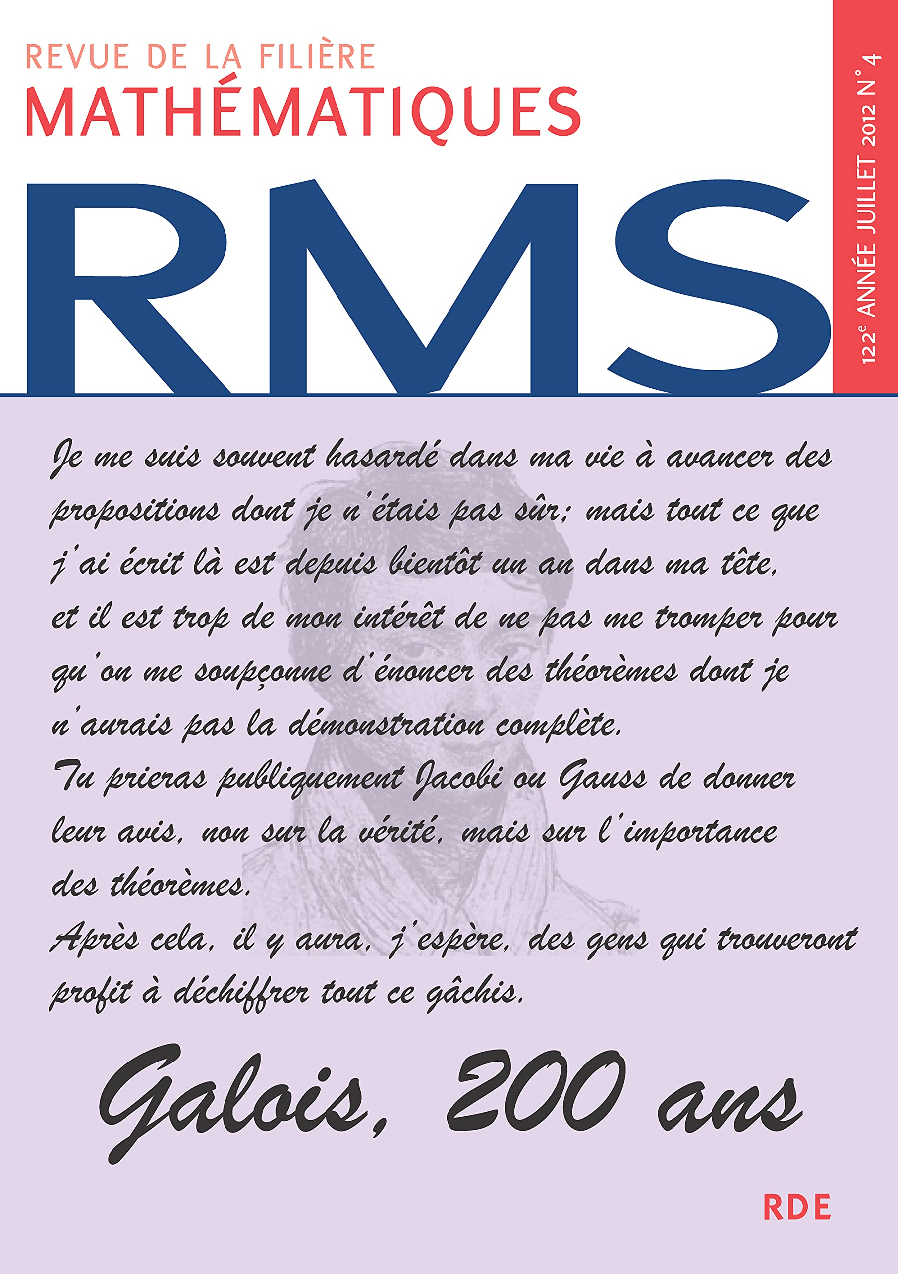 Revue de la filière mathématique N°4 Books