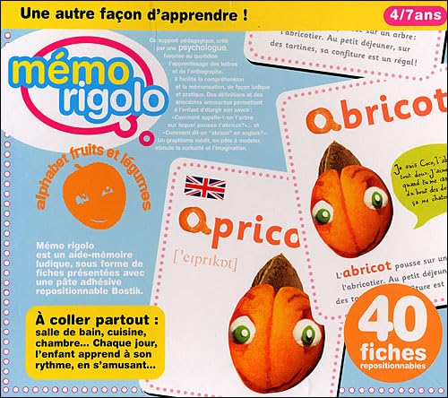 Memo Rigolo Alphabet Fruits et Legumes book