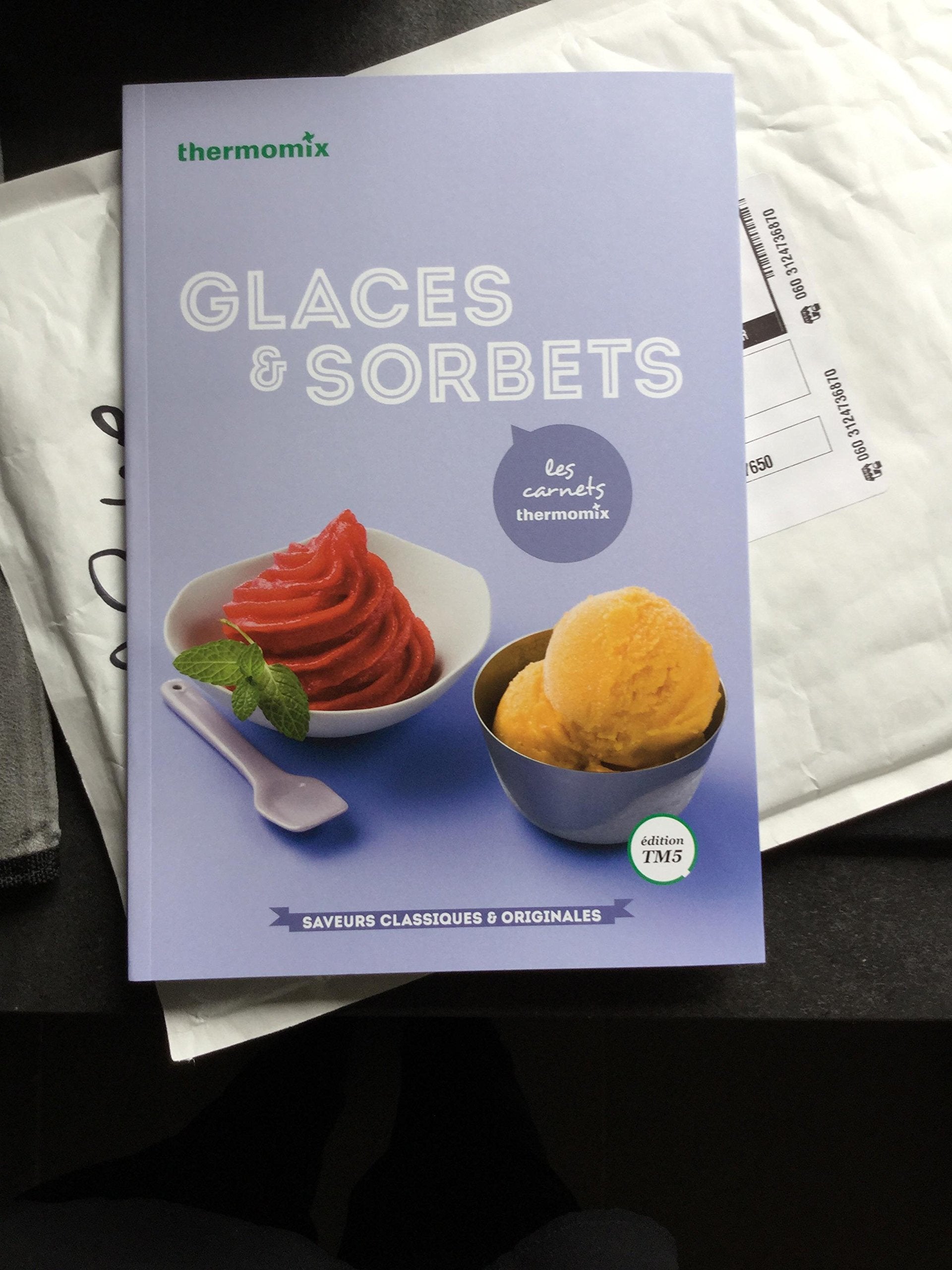 Glaces et Sorbets Carnet Thermomix TM5 Books