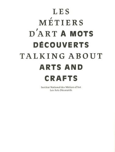 Les métiers d'art à mots découverts book