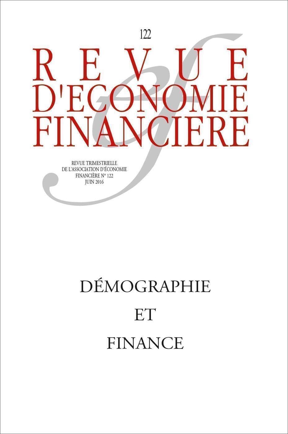 Démographie et finance - N°22 Juin 2016 book