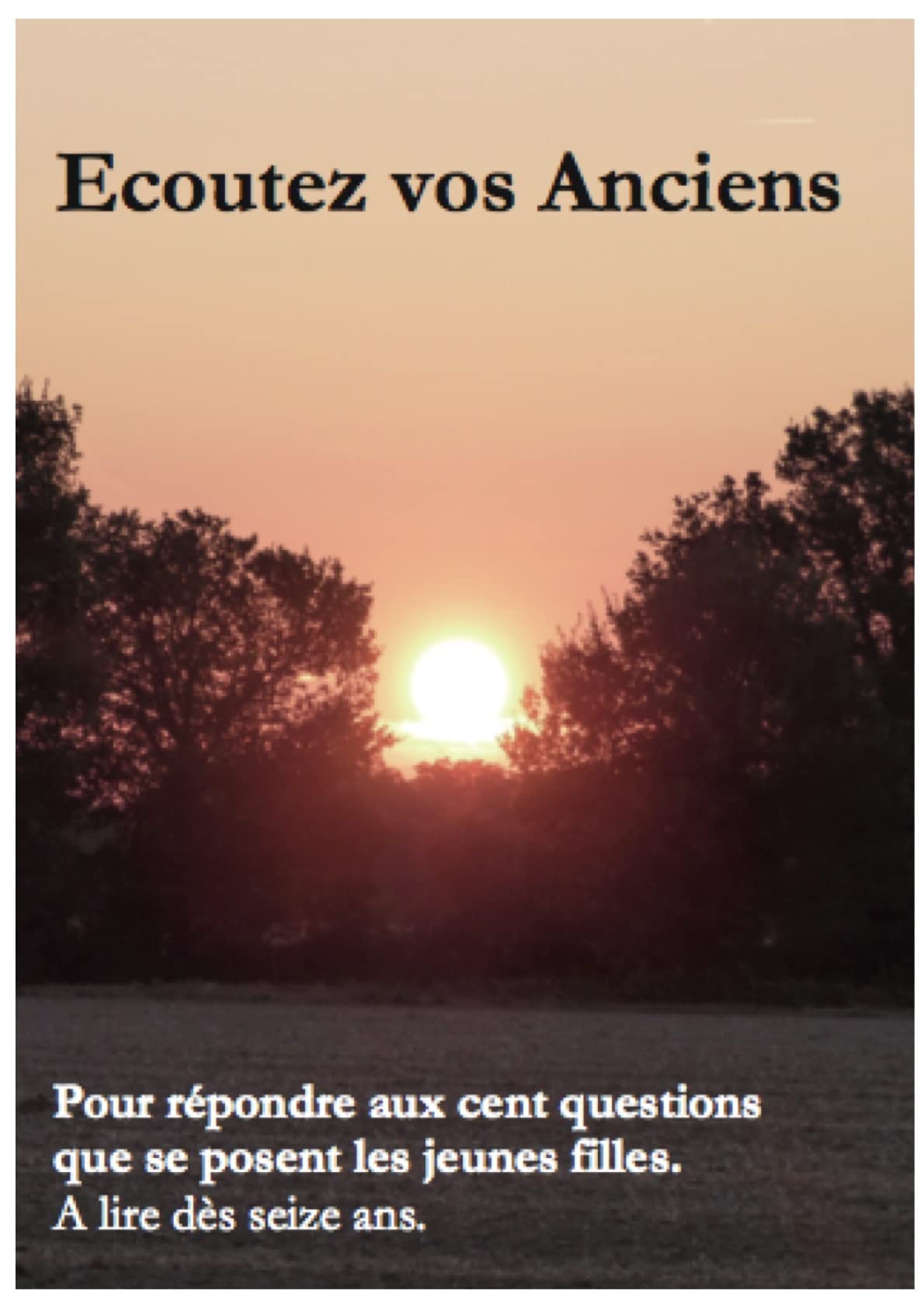Ecoutez vos Anciens F. (16 ans): Pour répondre aux cent questions que se posent les jeunes filles book