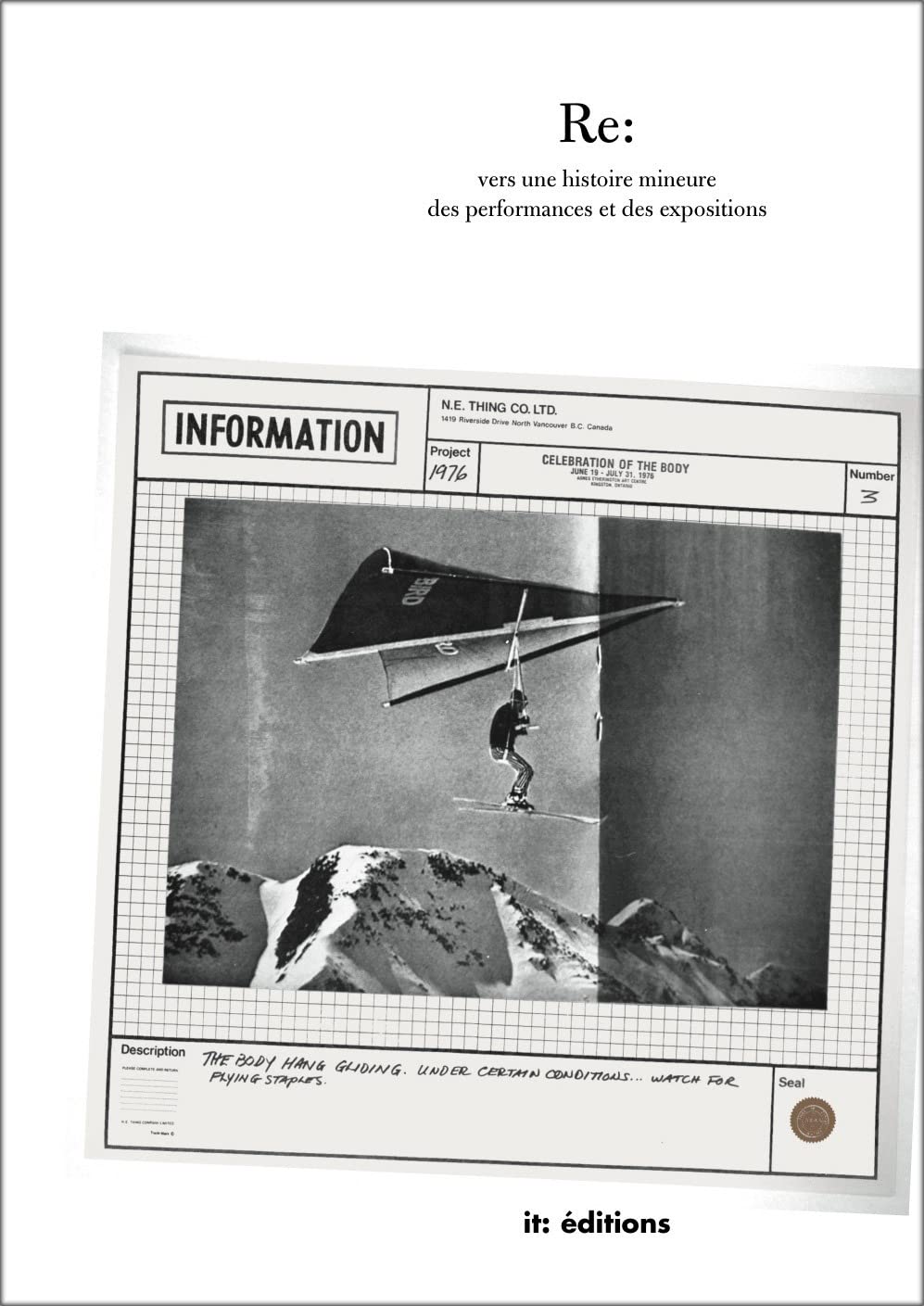 Re: vers une histoire mineure des performances et des expositions book