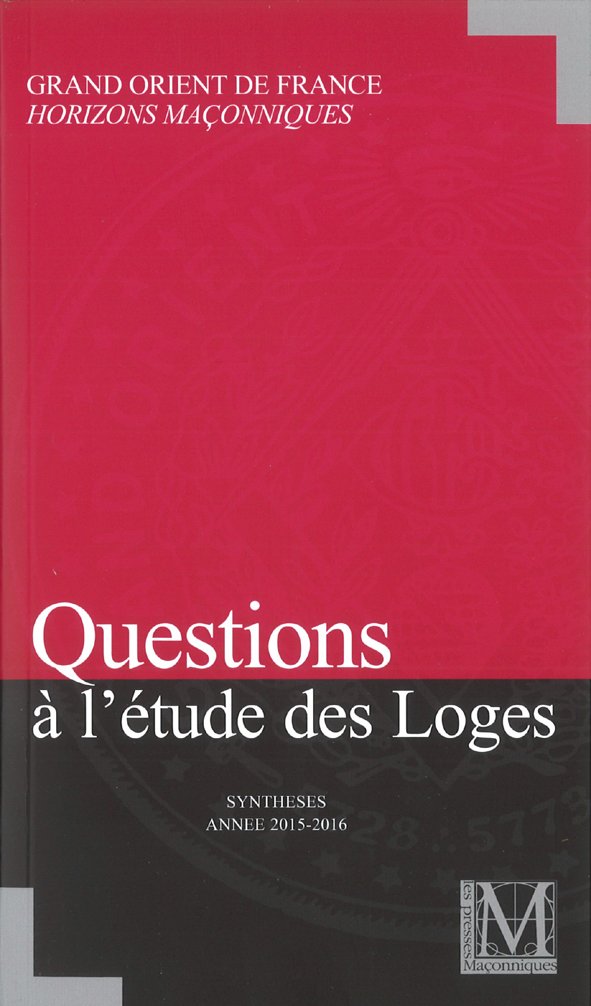 Questions à l'étude des Loges n° 5 book