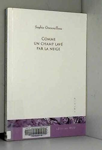 Comme un champ lavé par la neige book