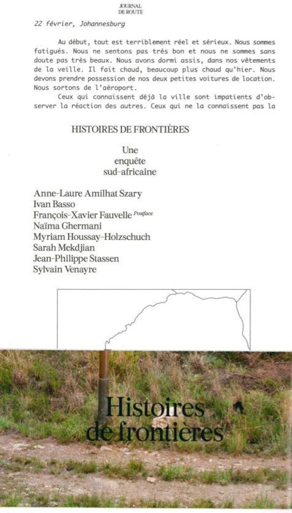 Histoires de frontières: Une enquête sud-africaine book