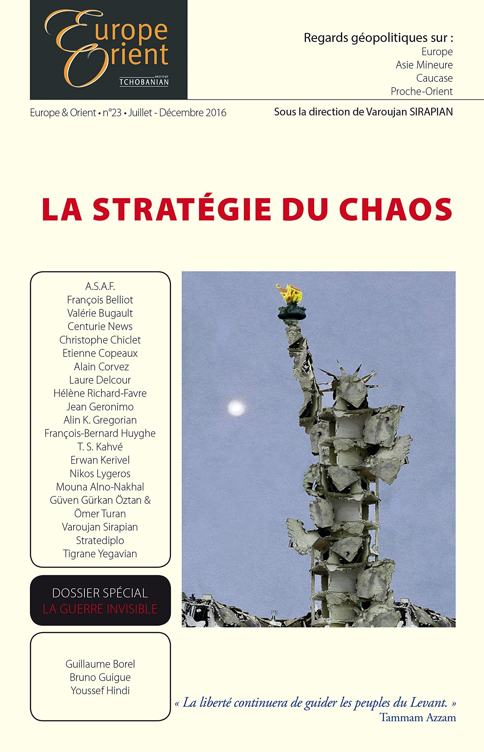 Stratégie du chaos book