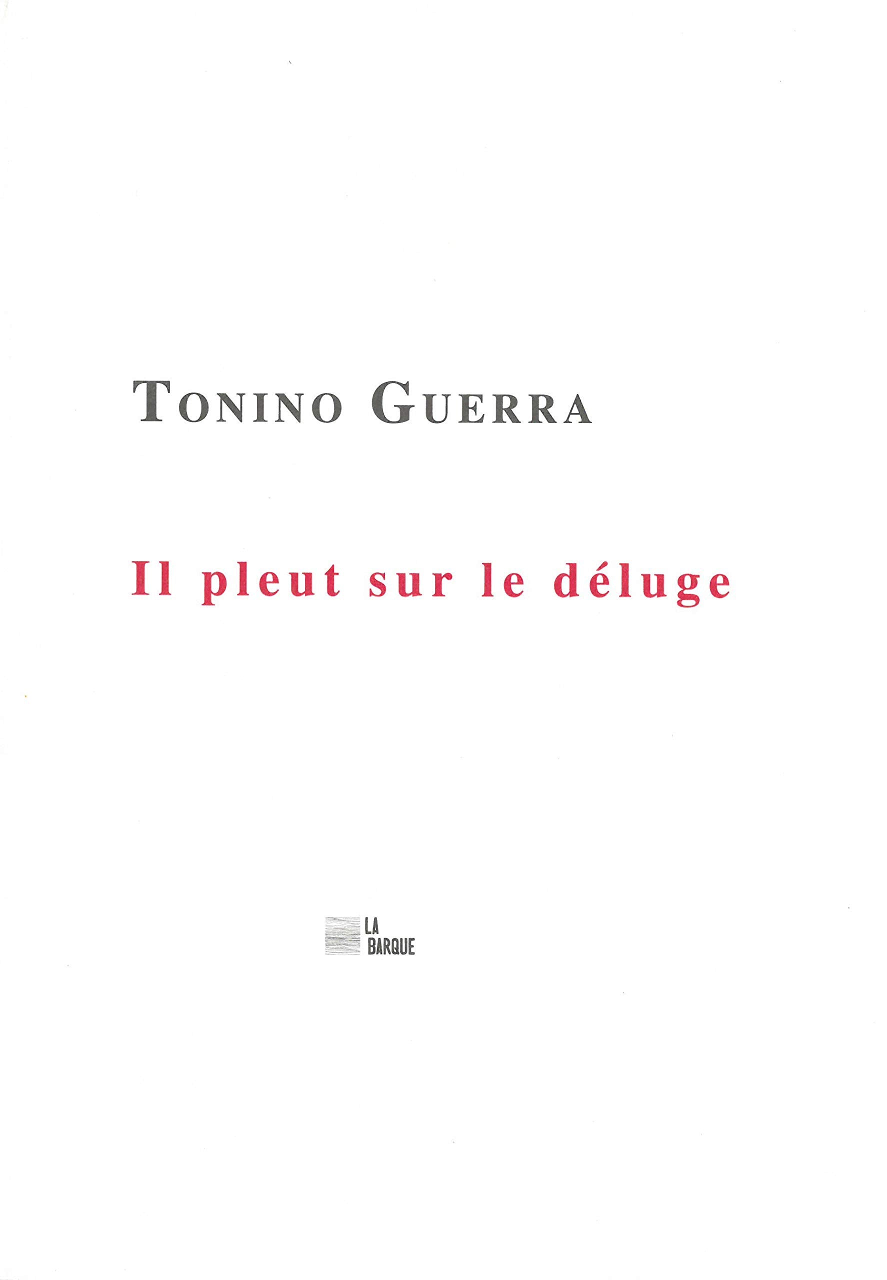 Il pleut sur le déluge book