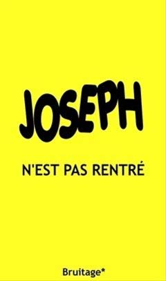 joseph n'est pas rentré book