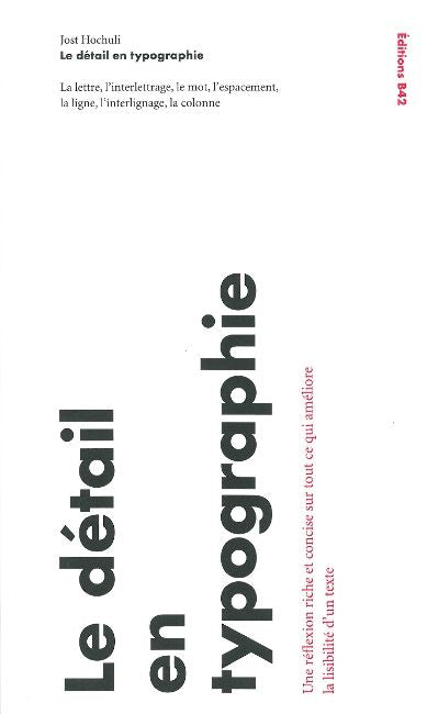 Le détail en typographie : la lettre, l'interlettrage, le mot, l'espacement, la ligne, l'interlignage, la colonne Essays & Short Stories