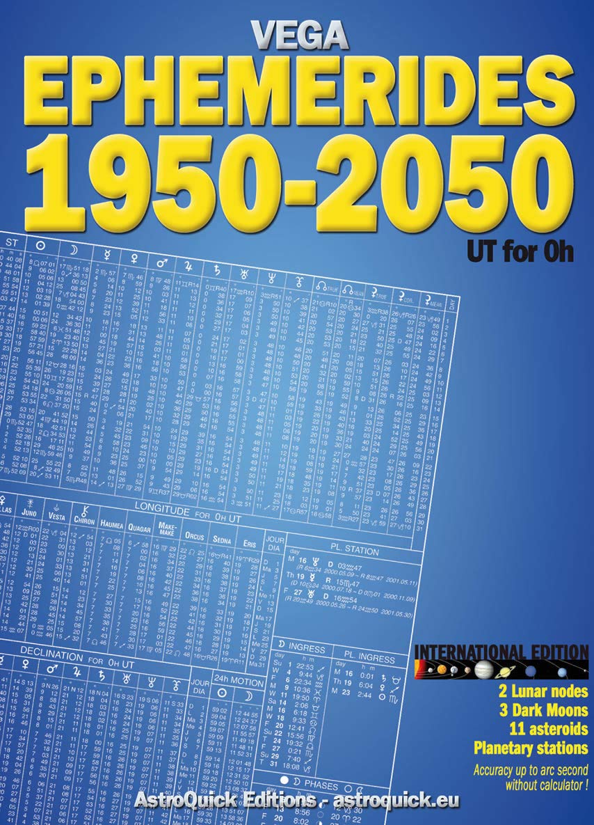 VEGA Ephemerides 1950-2050 international edition: International Edition UT for 0h book