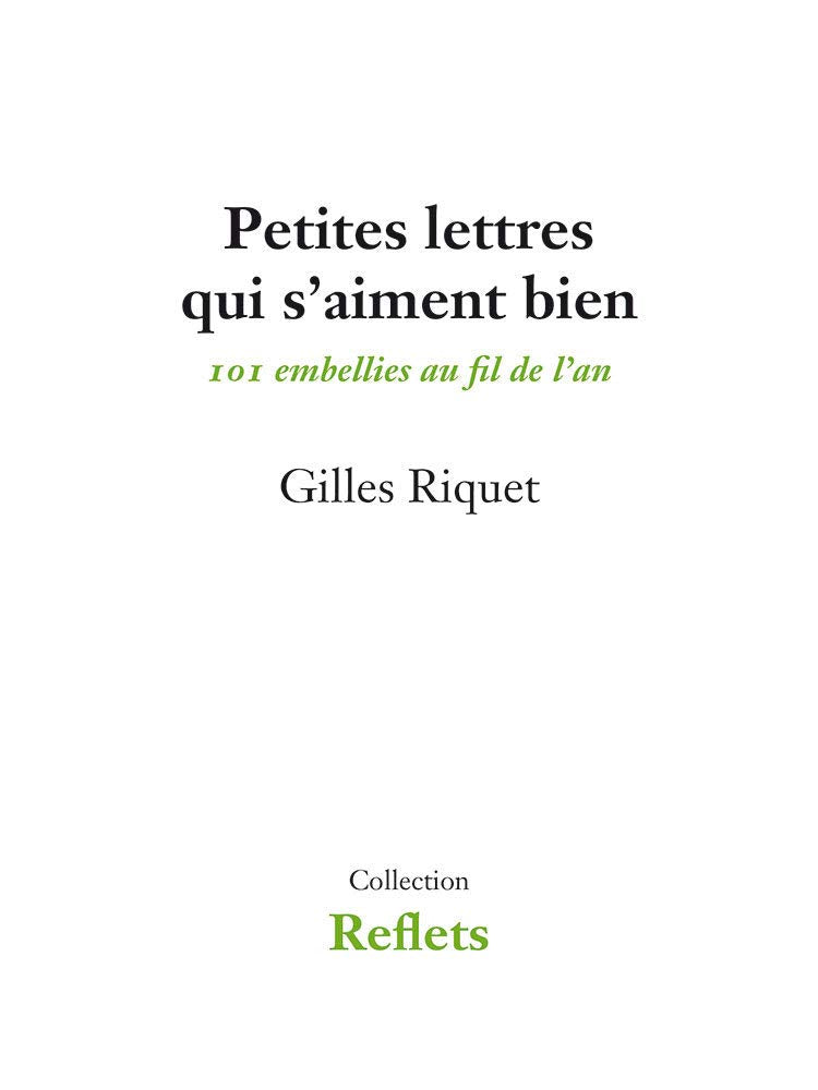 Petites Lettres Qui S'Aiment Bien book