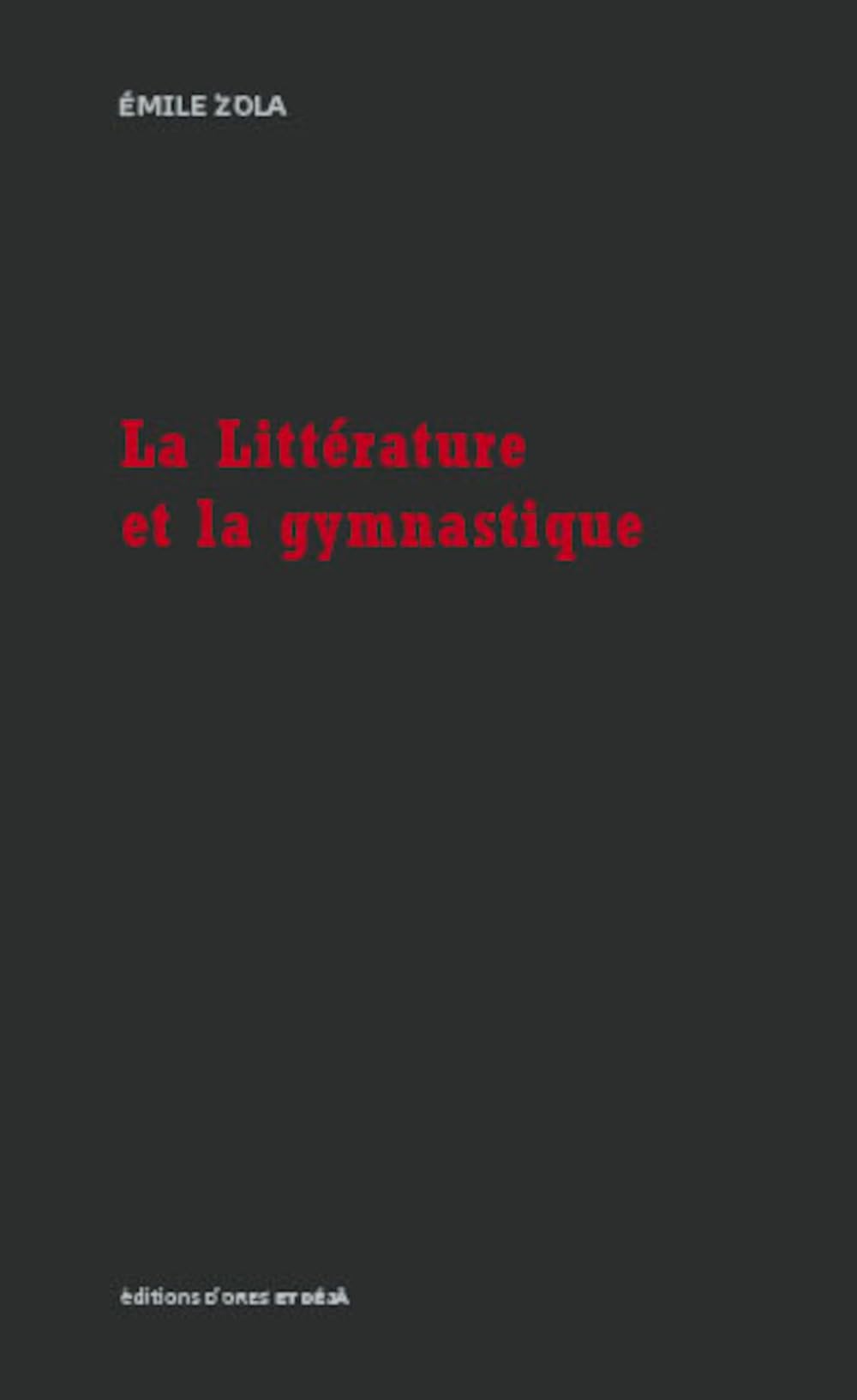 La littérature et la gymnastique book