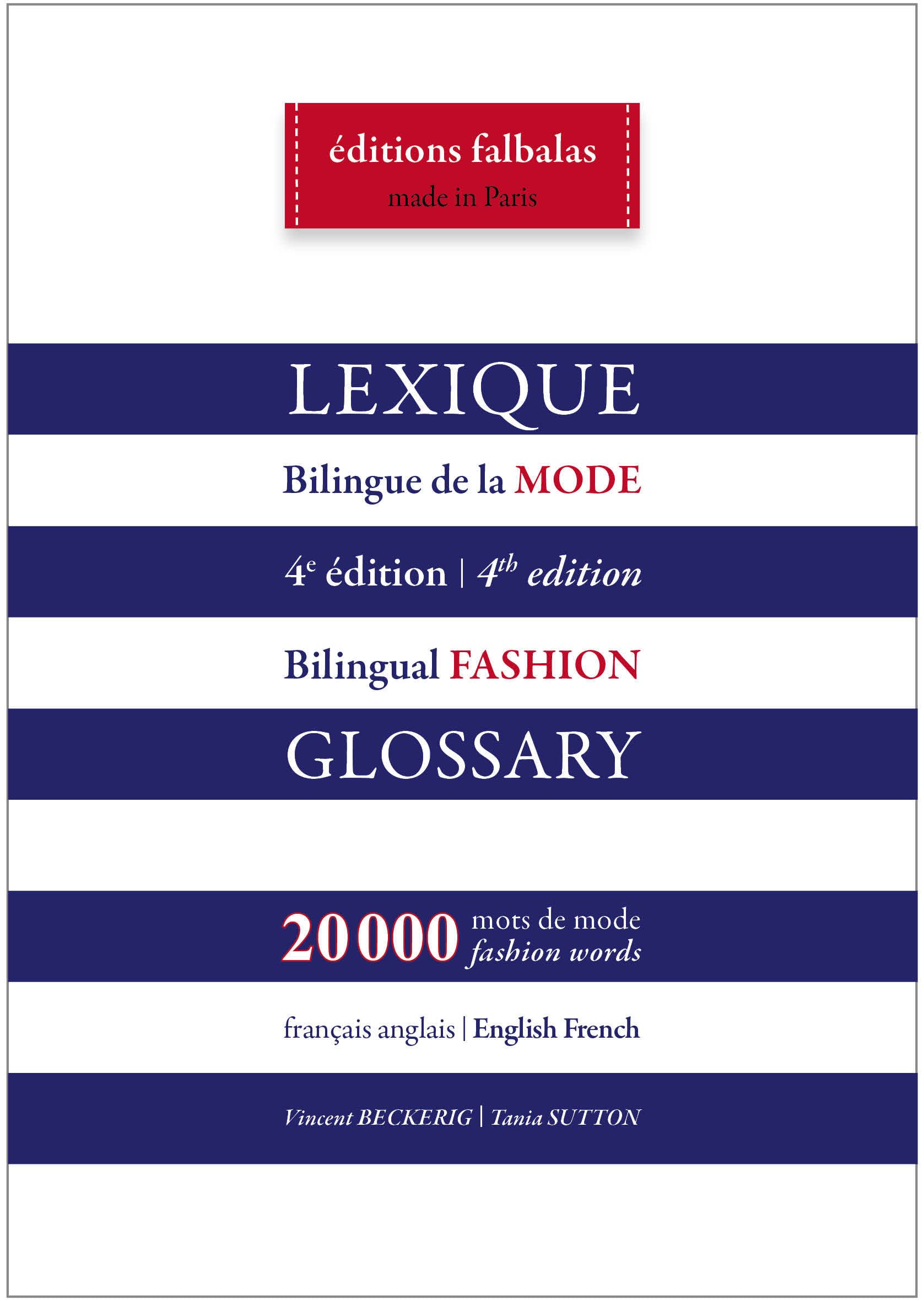 Lexique bilingue de la mode français-anglais et anglais-français book