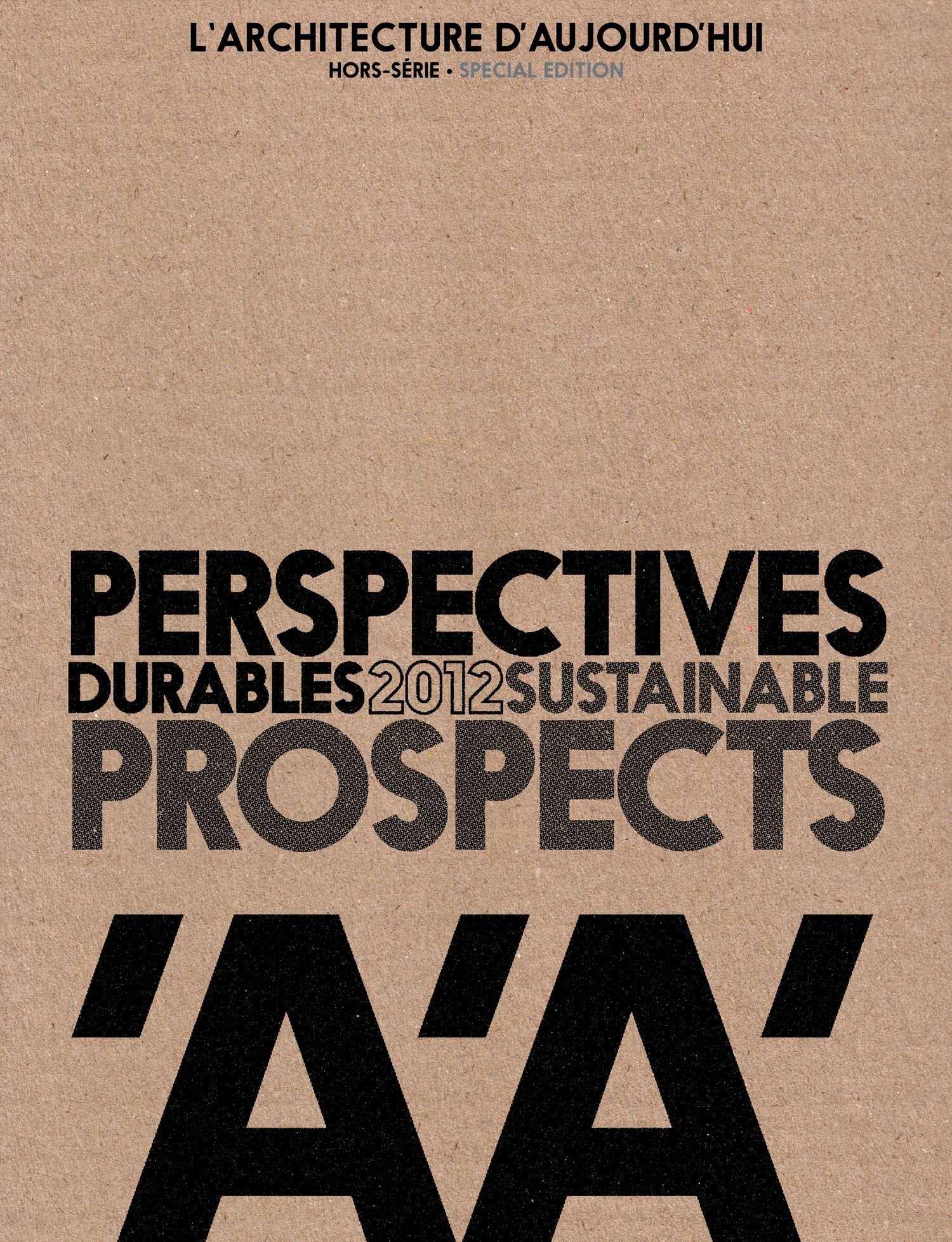 L'architecture d'aujourd'hui, Hors-série : Perspectives durables 2012 Contemporary literature