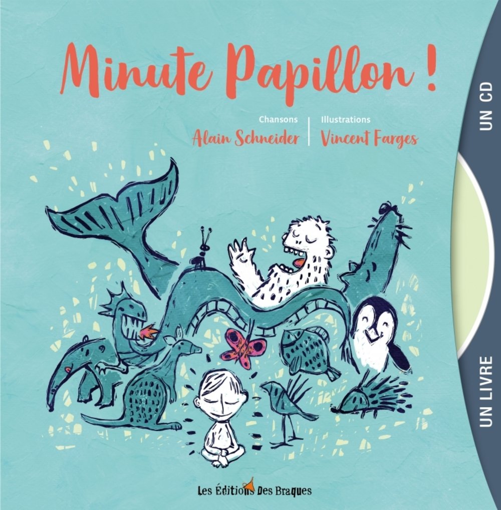 Minute papillon ! (Livre/CD): Illustré par Vincent Farges Contemporary literature