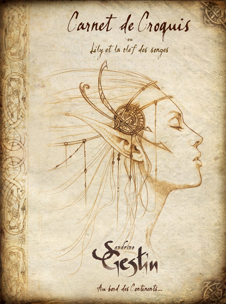 Carnet de croquis où Lily et la clef des songes ned book