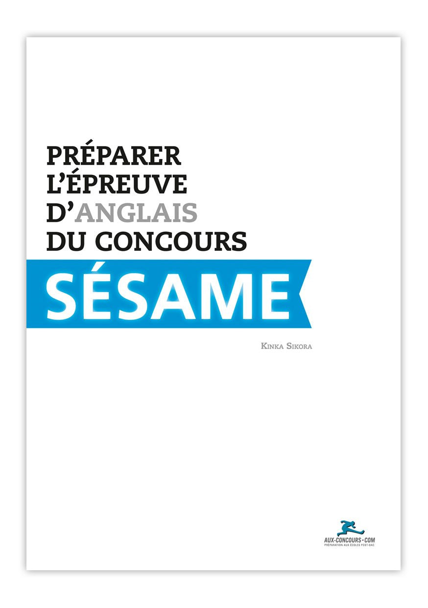 Préparer l'épreuve d'anglais du concours Sésame book