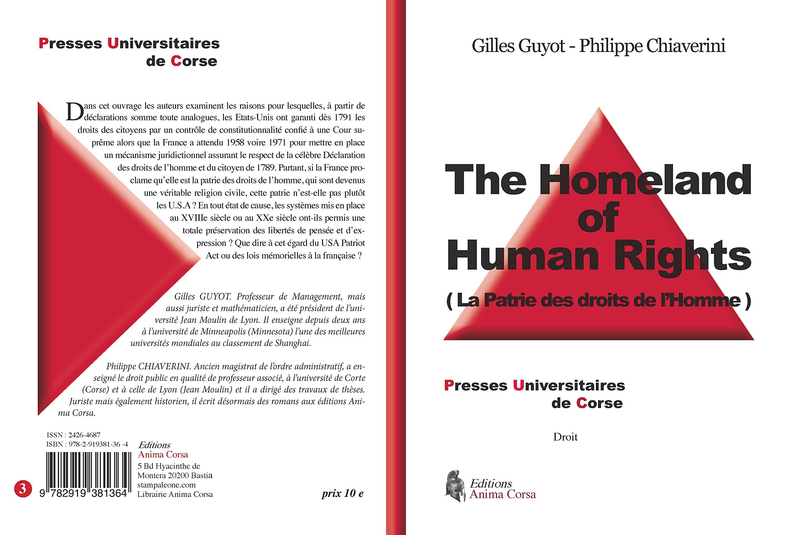 The homeland of Human rights(La patrie des droits de l'homme) book