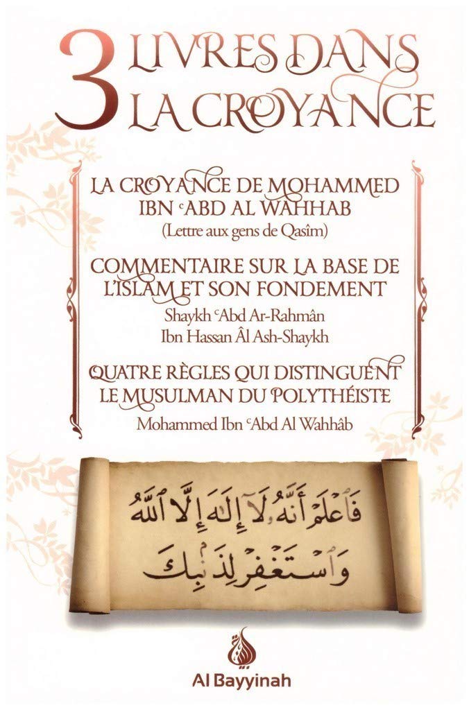 3 Livres dans la Croyance Books