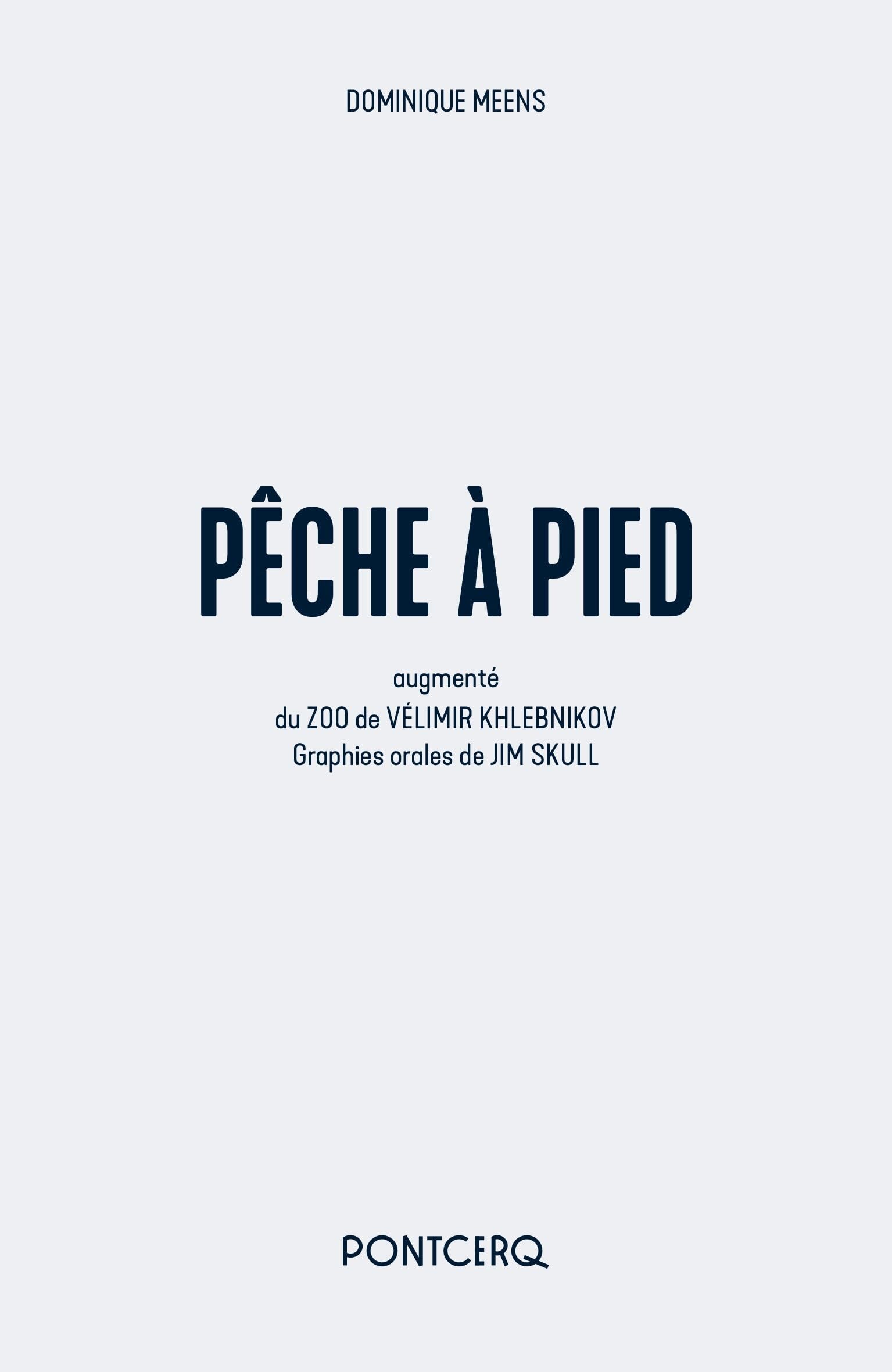 Pêche à pied: Augmenté du zoo de Vélimir Khlebnikov book