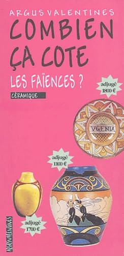 Combien ça cote : Les faïences book