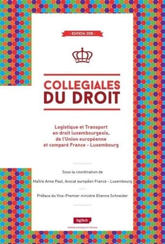 logistique et transport en droit luxembourgeois de l'union europeenne et compare book