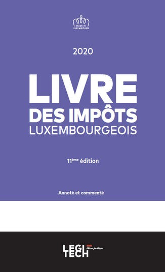 Livre des impôts luxembourgeois : 2020 Law