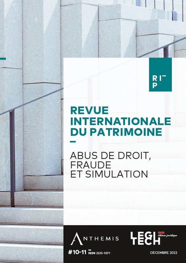 Abus de droit, fraude et simulation: RIP n° 10/11 (Tome 11) book
