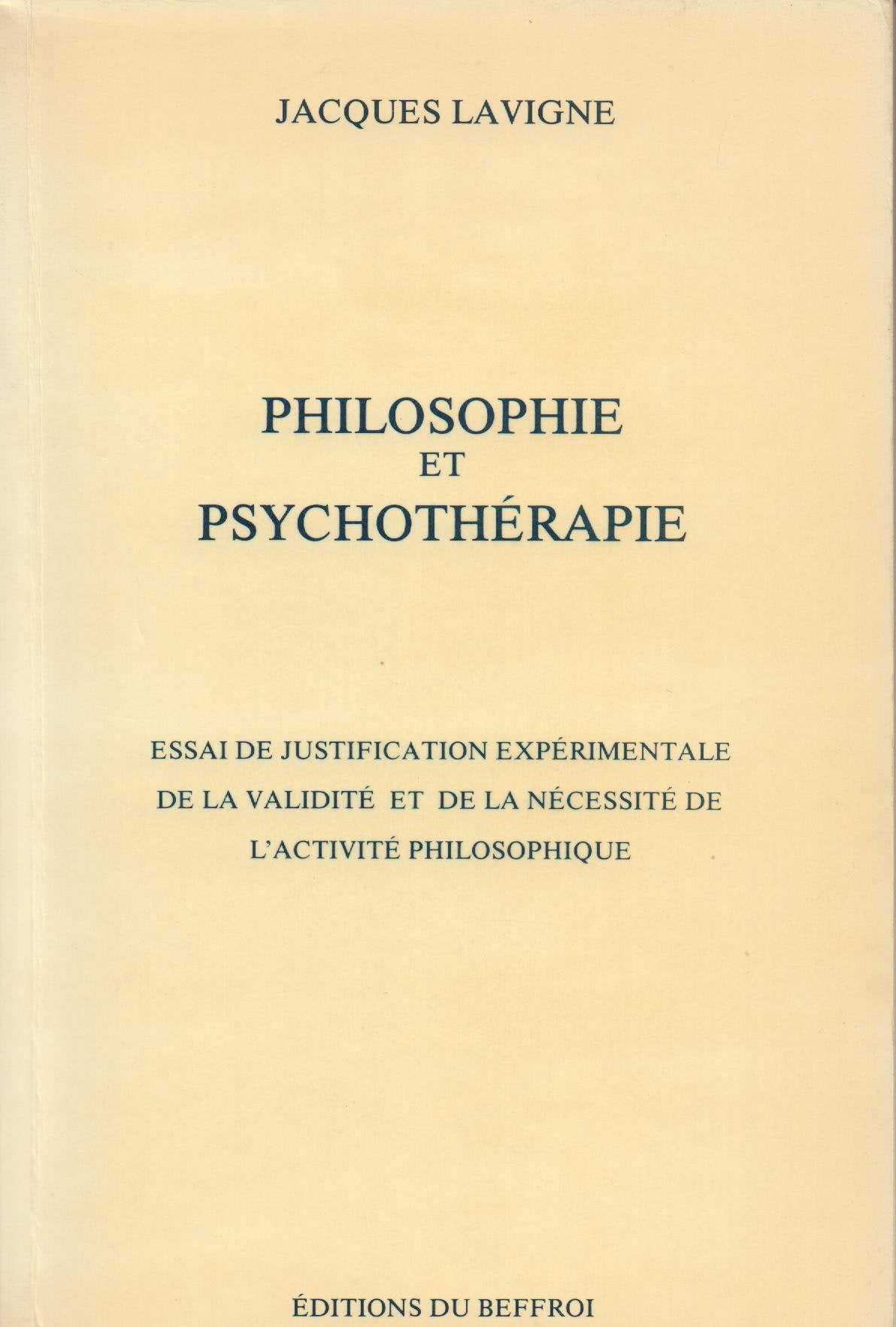 Philosophie et psychothérapie book