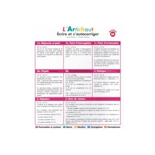 Ecrire et s'autocorriger cycle 3 book