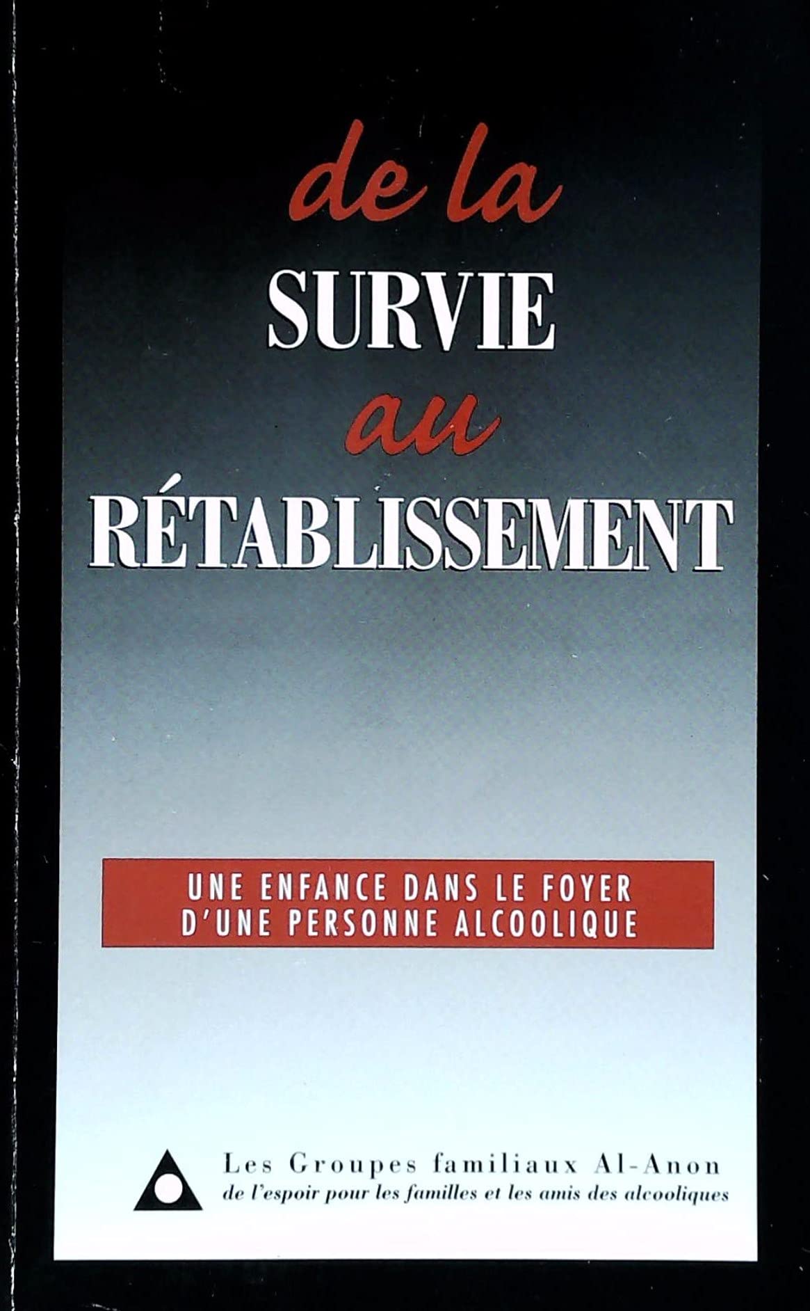 De La Survie Au Retablissement. Une Enfance Dans Le Foyer D'une Personne Alcoolique book